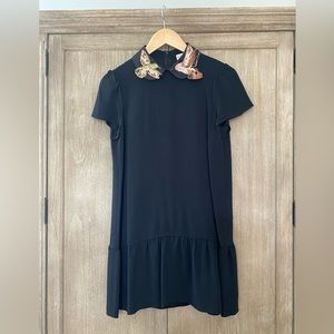 Black mini dress